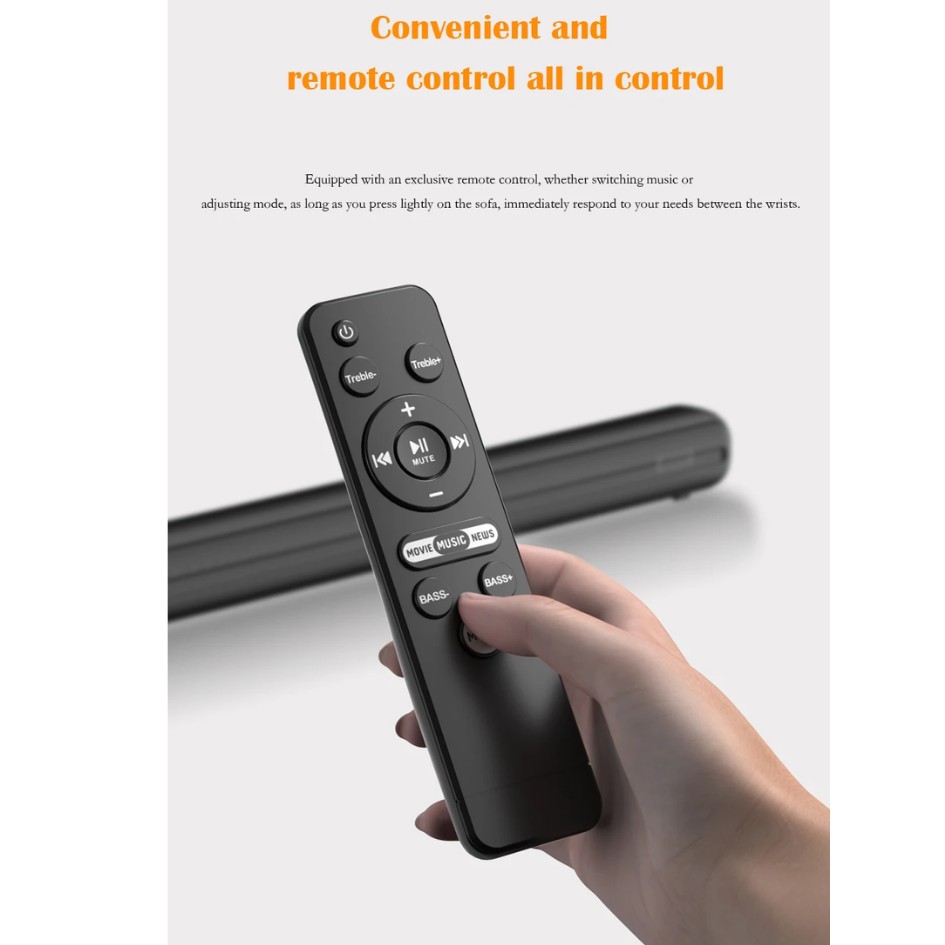 Awei Y520 Wireless Bluetooth Soundbar With Subwoofer