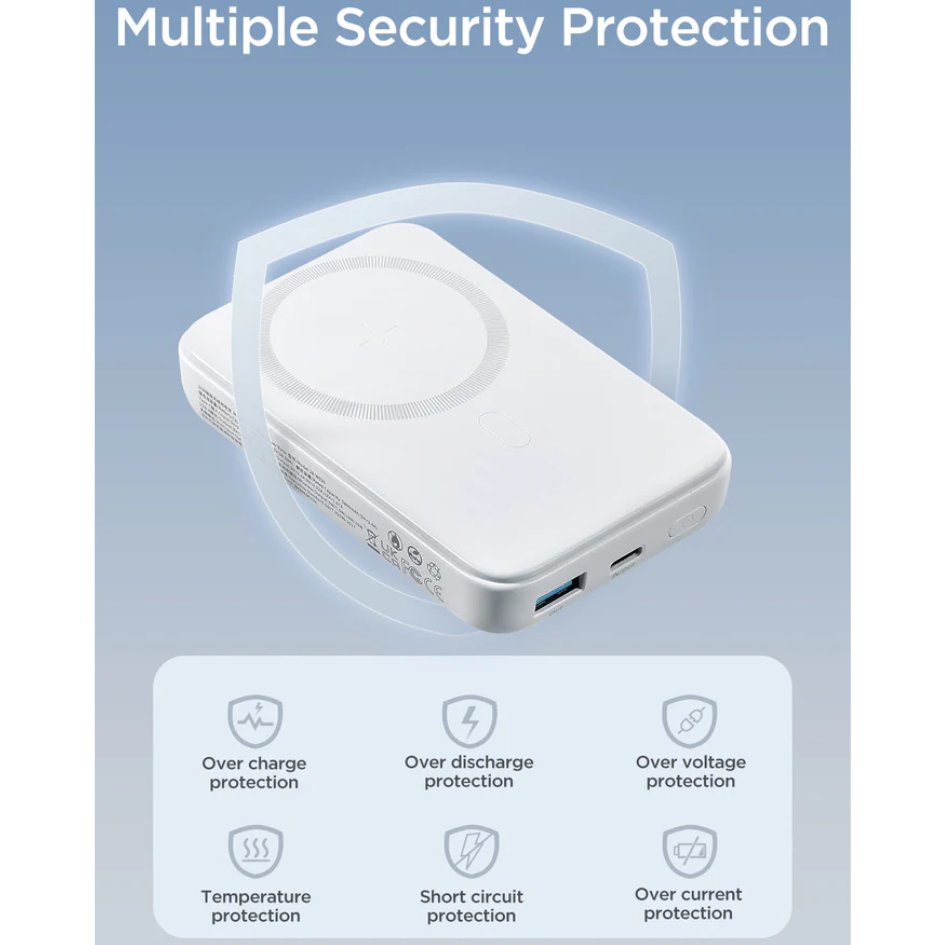JOYROOM 20W 10000mAh Magnetic Wireless Mini Power Bank JR-W020
