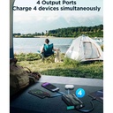 JOYROOM 10000mAh Outdoor Power Bank with 3 Built-in Cables JR-L016