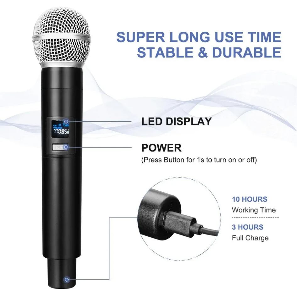 Professional Wireless Handheld Microphone WM01