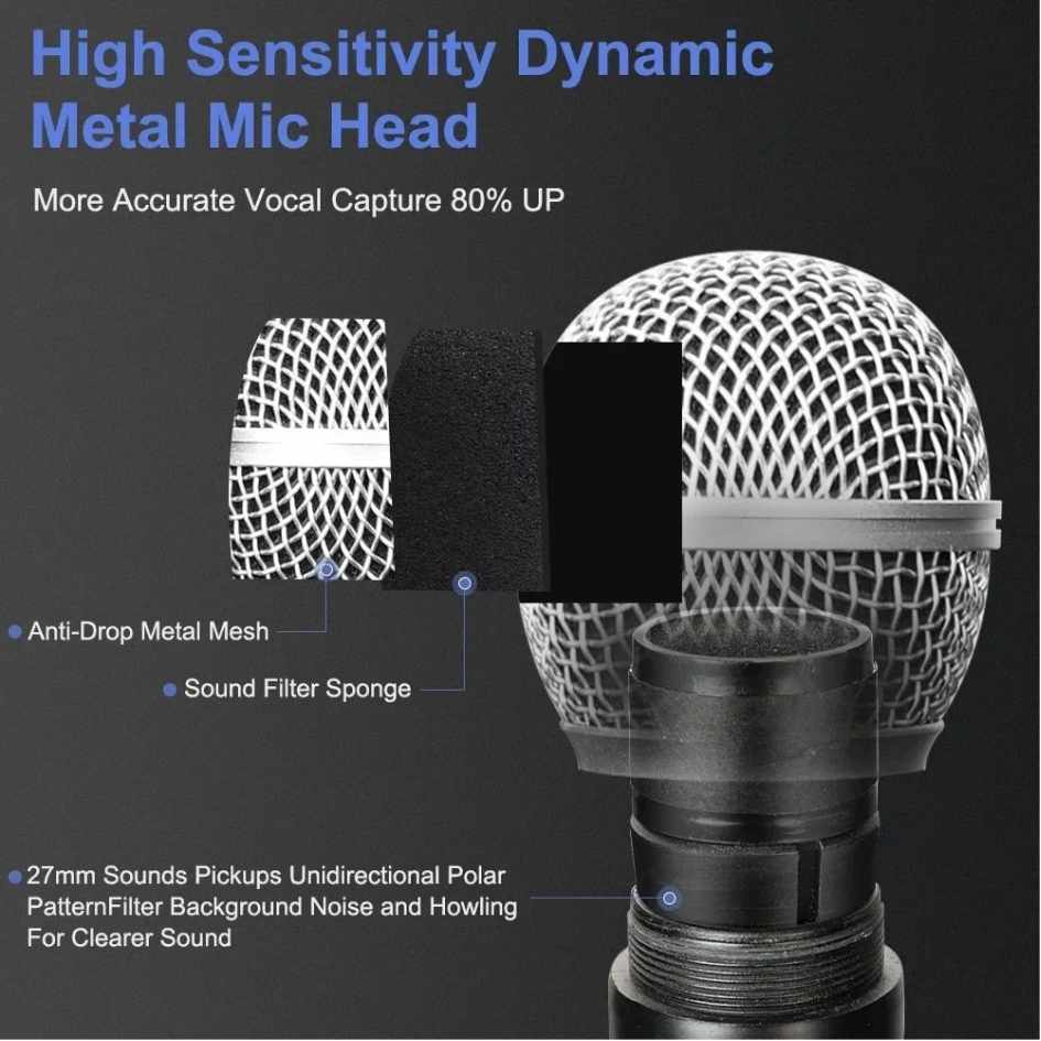 Professional Wireless Handheld Microphone WM01
