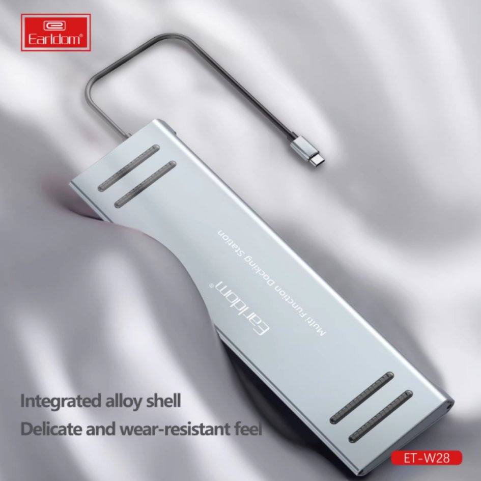 Earldom 14 In 1 USB-C Multi-function Docking Station W28