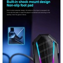Rapoo VS300 Heart-shaped Pointing RGB Backlight Gaming Microphone