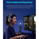 Rapoo VS300 Heart-shaped Pointing RGB Backlight Gaming Microphone