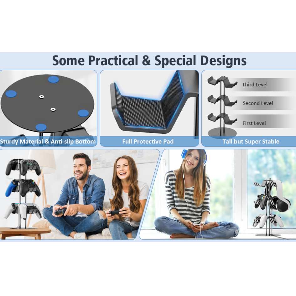 Kytok Multiple Controller Desk Stand (For 6 Controllers)- KT-K516