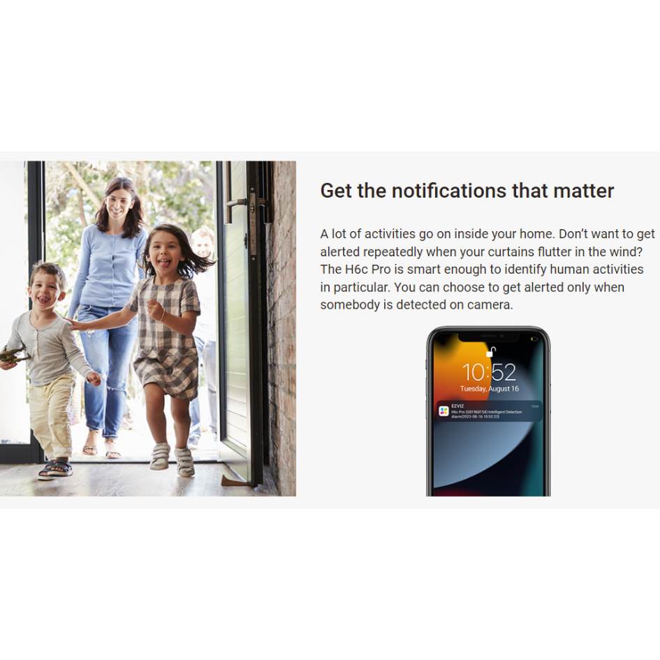 EZVIZ H6C Pro 1080P Wi-Fi Smart Home Camera