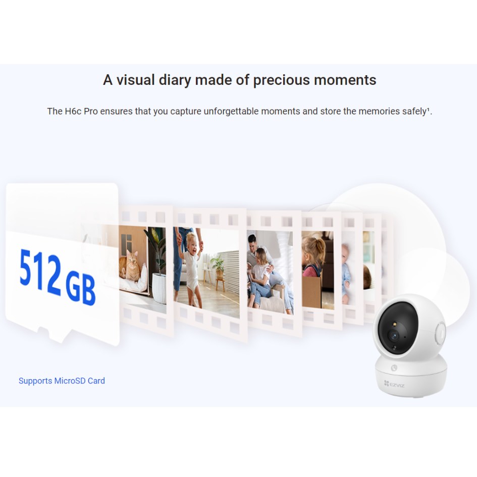 EZVIZ H6C Pro 1080P Wi-Fi Smart Home Camera
