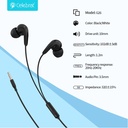 Celebrat 3.5mm Wired Stereo Earphone G26