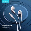 Celebrat 3.5mm Wired Comfortable Stereo Earphone G27