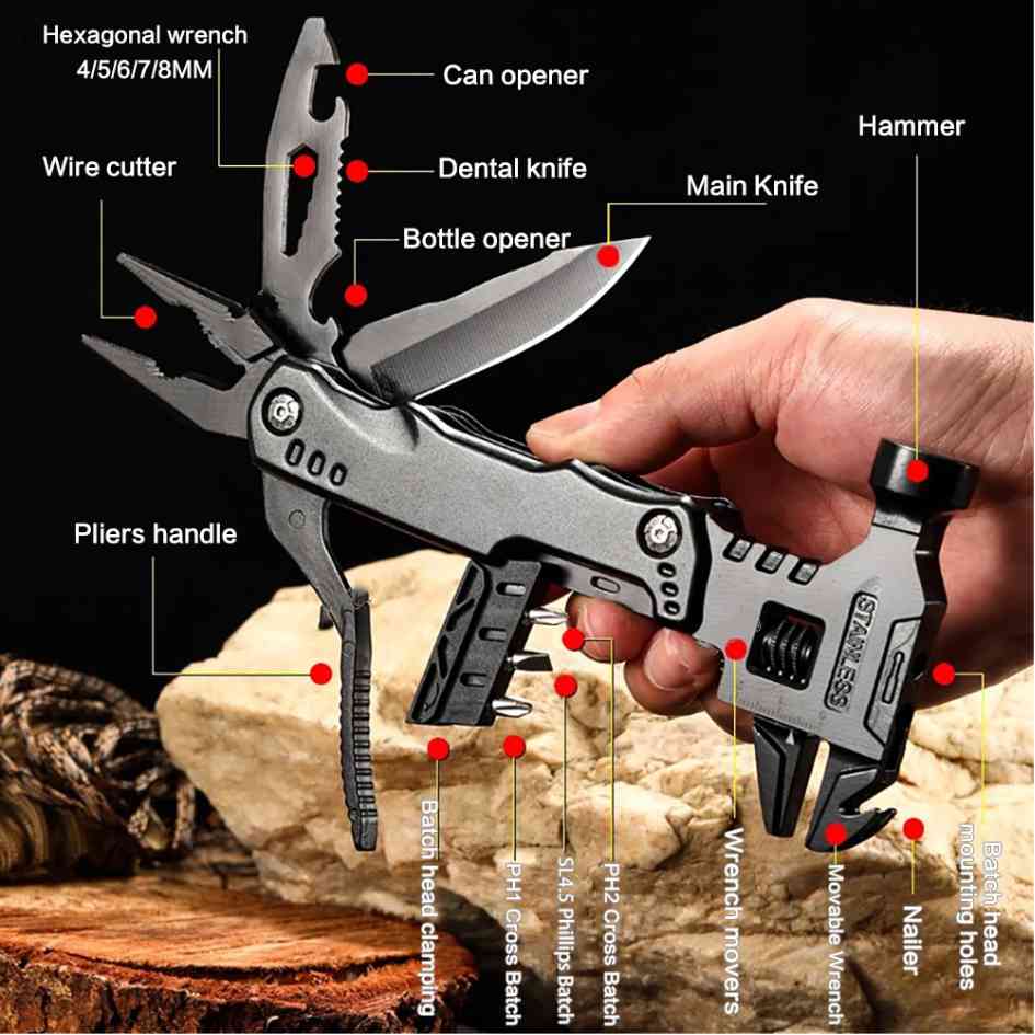 Multifunction Outdoor Tools 16 In 1 OT16