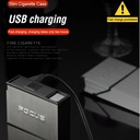 Focus Cigarette Case with Rechargeable Lighter JD-YH090