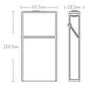 Focus Cigarette Case with Rechargeable Lighter JD-YH090
