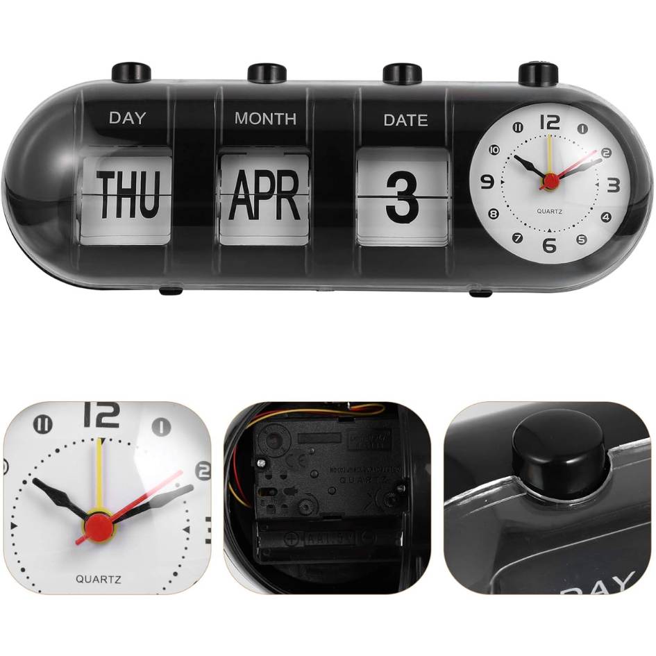 Manual Flip Calendar/Clock