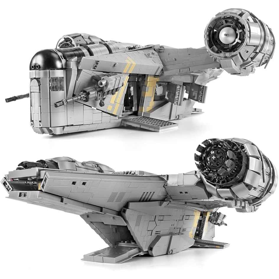 Mould King 21023 The Mandalorian Razor Crest Starship Building Blocks 5018 Pcs
