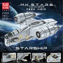 Mould King 21023 The Mandalorian Razor Crest Starship Building Blocks 5018 Pcs