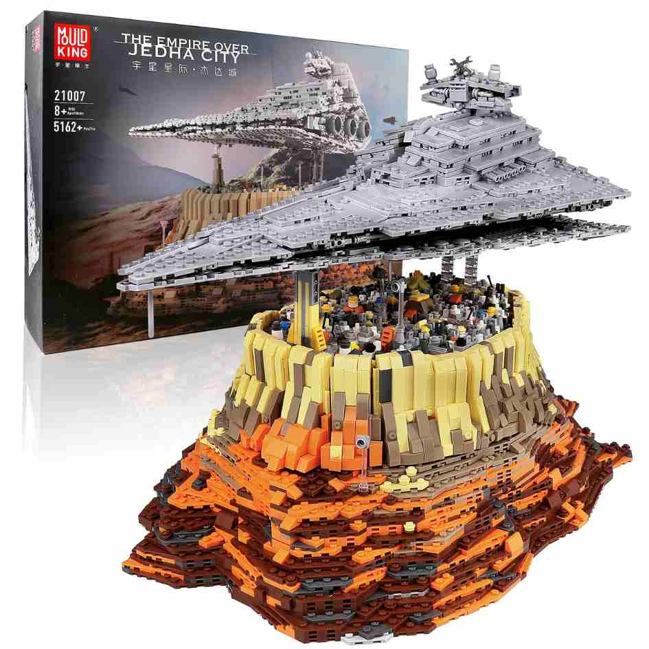 Mould King 21007 Star Wars The Empire over Jedha City Building Blocks 5162 Pcs