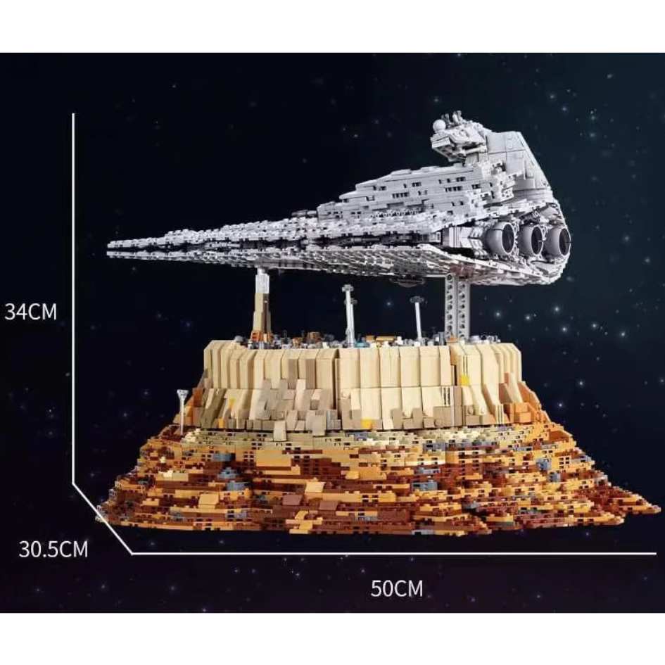 Mould King 21007 Star Wars The Empire over Jedha City Building Blocks 5162 Pcs
