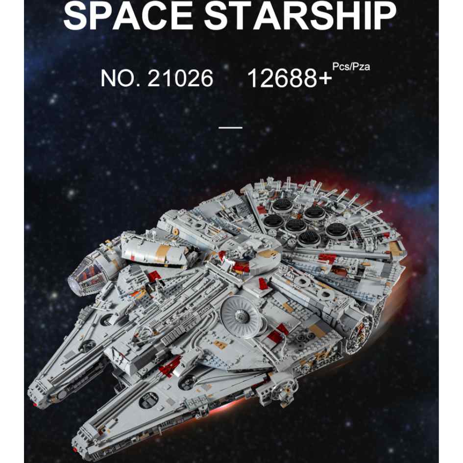 Mould King 21026 Star Wars Millennium Falcon Building Blocks 12688 Pcs
