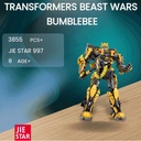 ZERO 997 Transformers Bumblebee Super Warrior Building Blocks 3855 Pcs