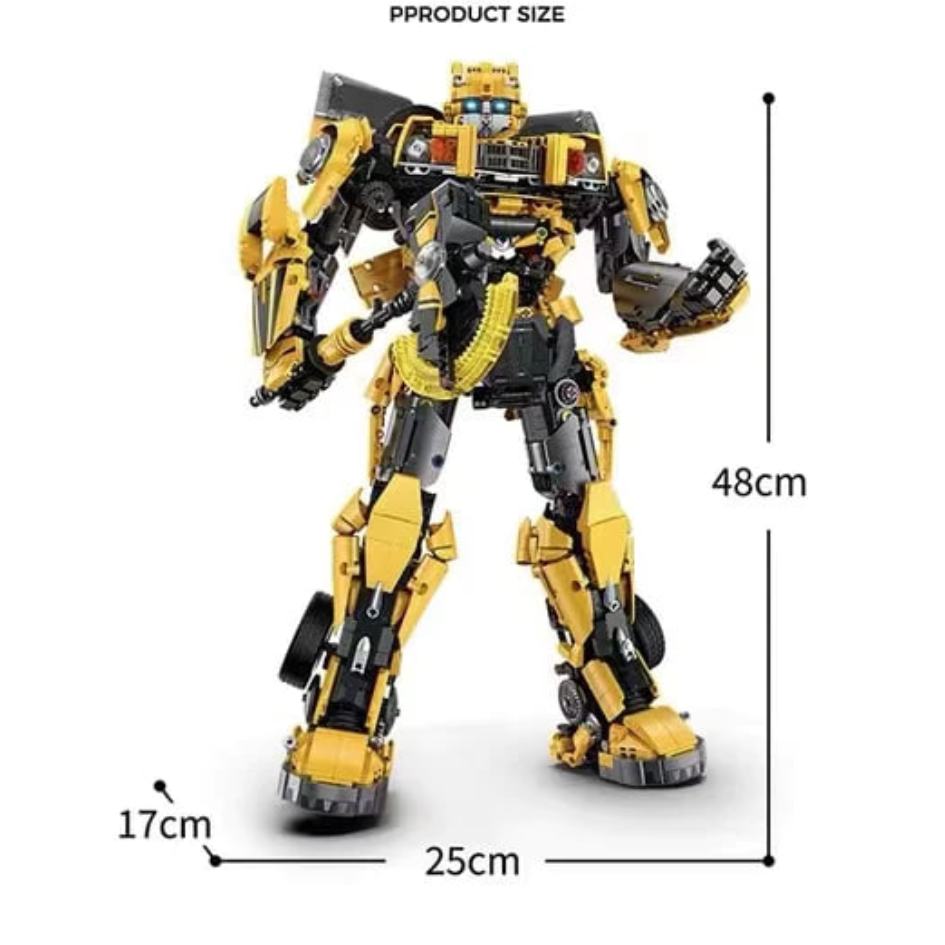 ZERO 997 Transformers Bumblebee Super Warrior Building Blocks 3855 Pcs
