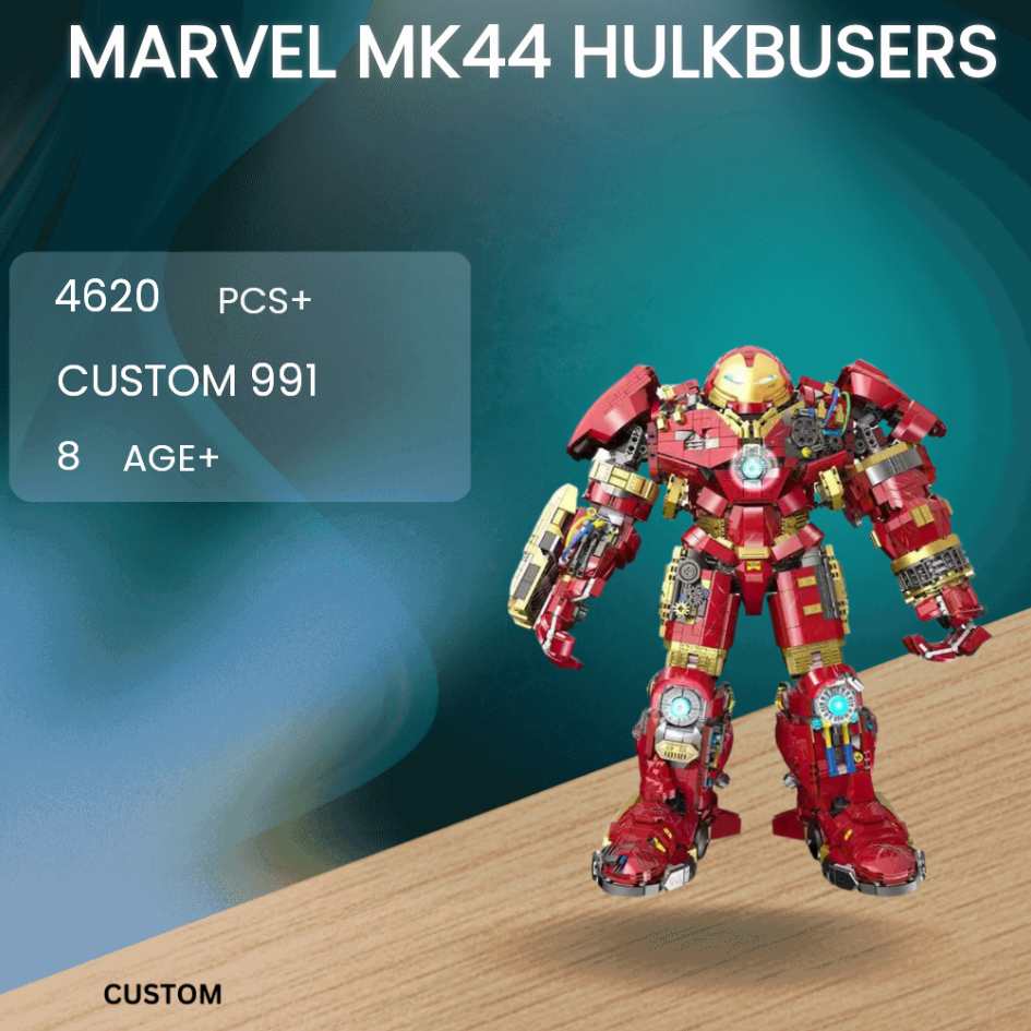 CUSTOM 991 Age of Ultron: Hulkbuster MK44 Building Blocks 4620 Pcs