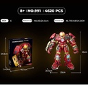 CUSTOM 991 Age of Ultron: Hulkbuster MK44 Building Blocks 4620 Pcs