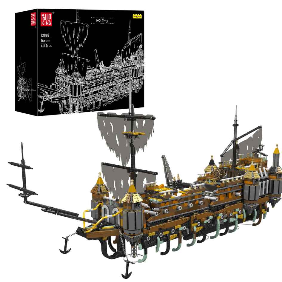 Mould King 13188 Silent Mary Pirate Ship Building Blocks 4147 Pcs