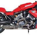 JieStar 91020 Red Devil Night Rod Motorcycle Building Blocks 849 Pcs