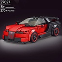 Mould King 27027 Model Car Veyron Building Blocks 370 Pcs