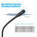Maono Cardioid Gooseneck Microphone AU-GM10