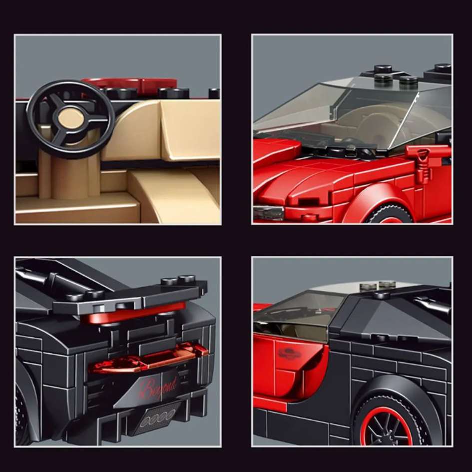Mould King 27027 Model Car Veyron Building Blocks 370 Pcs