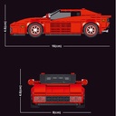 Mould King 27012 Model Car Ferrari Testarossa Building Blocks 316 Pcs