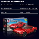 Mould King 27034 Model Car Corvette Building Blocks 332 Pcs