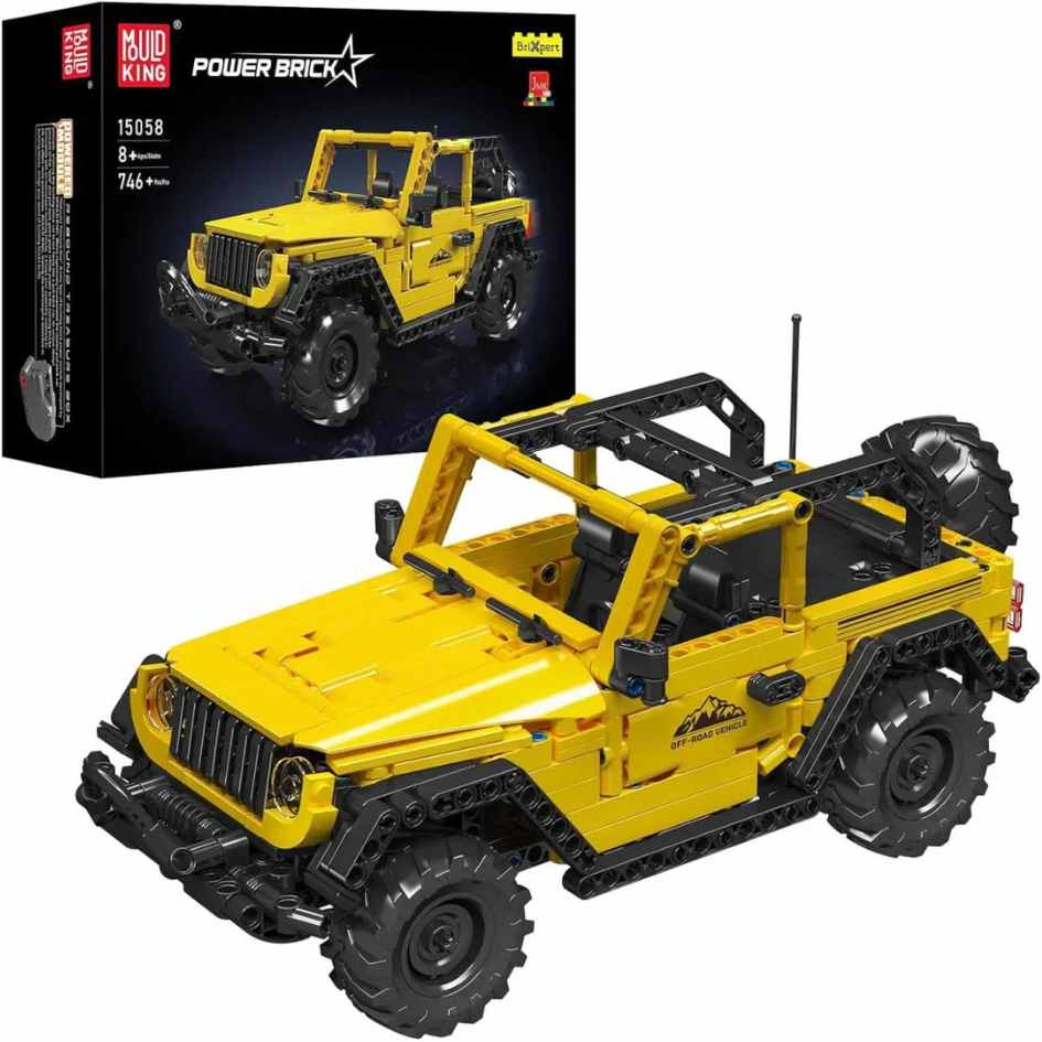 Mould King 15058 Wrangler Pull Back Car Building Blocks 746 Pcs