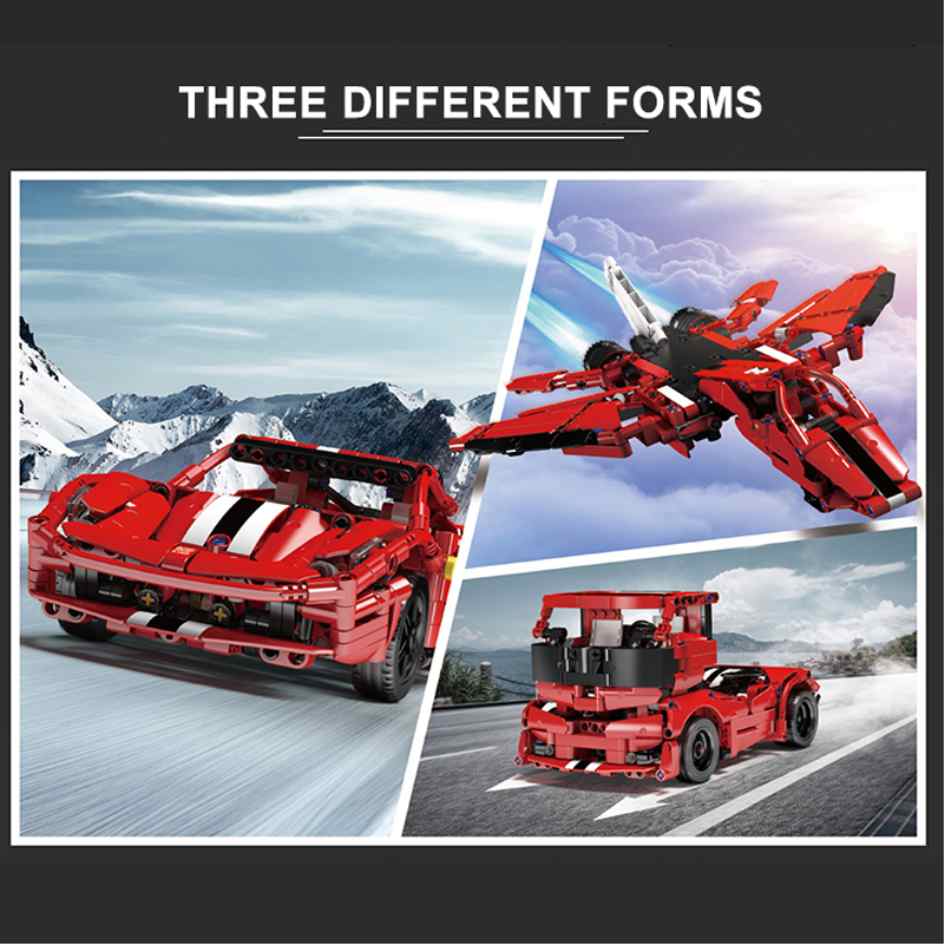 Mould King 10076 F488 Pista 3in1 Building Blocks 718 Pcs
