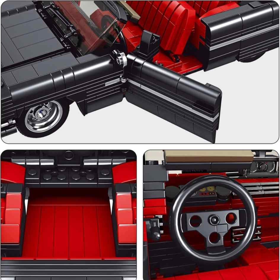 Mould King 10012 Cadillac Eldorado Building Blocks 1245 Pcs