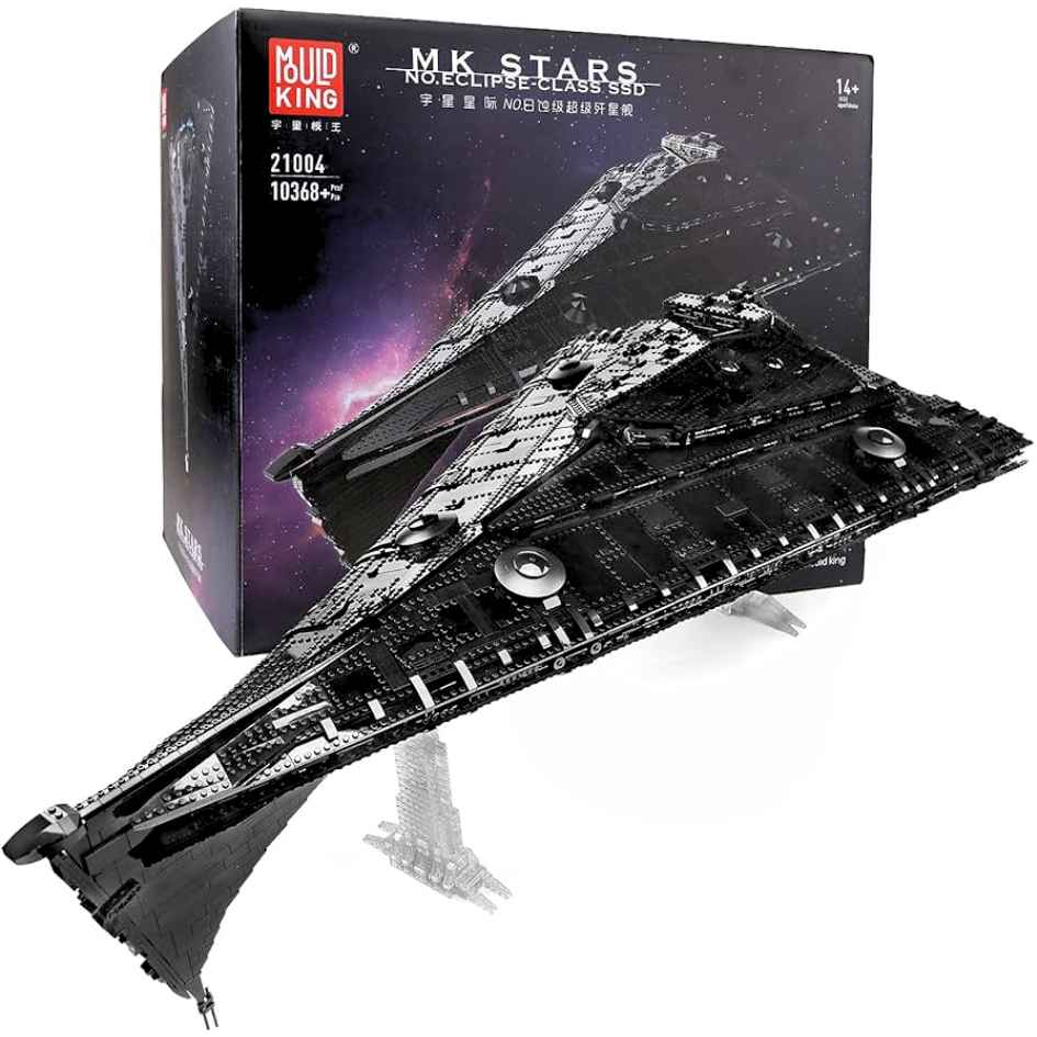 Mould King 21004 Eclipse-Class SSD Building Blocks 10368 Pcs