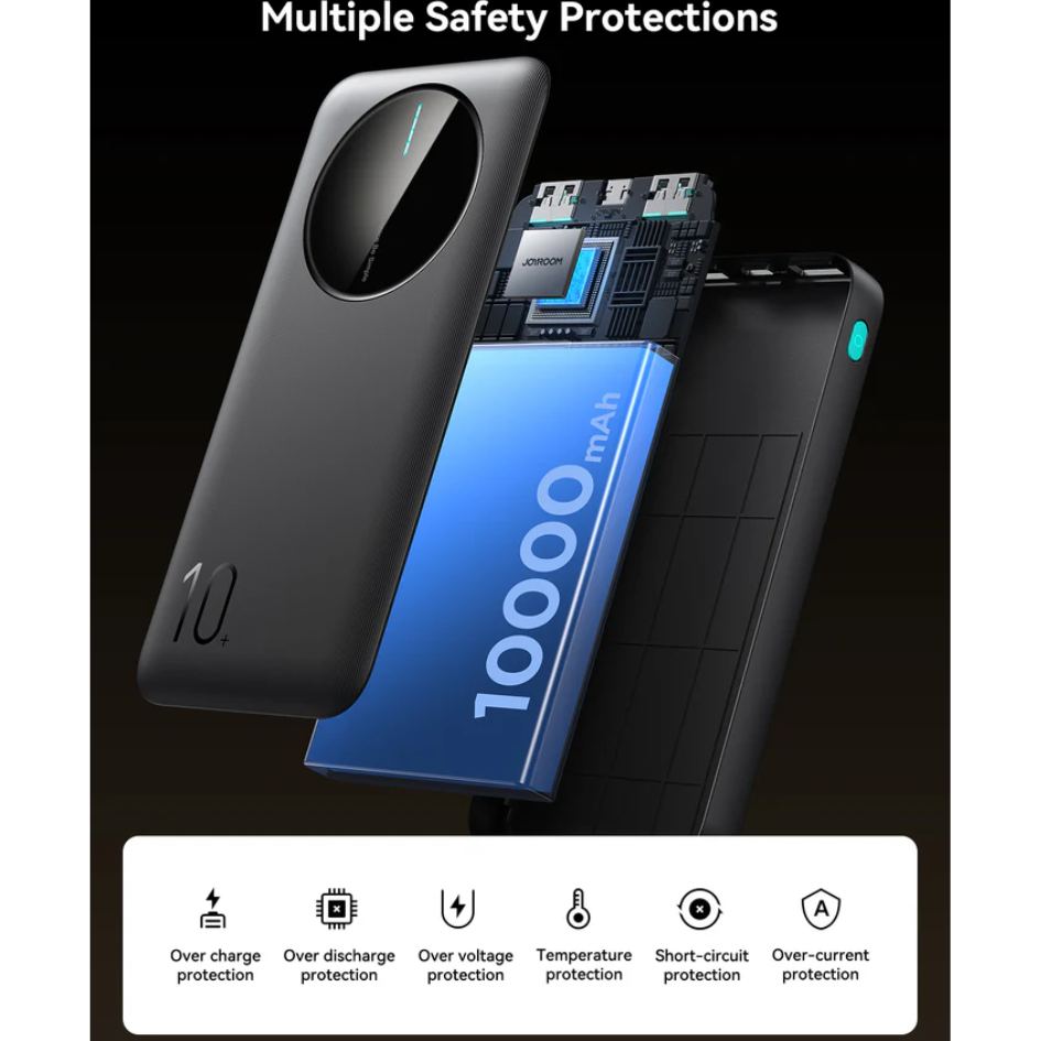 JOYROOM 10000mAh 2.4A LED Power Bank JR-PBF12