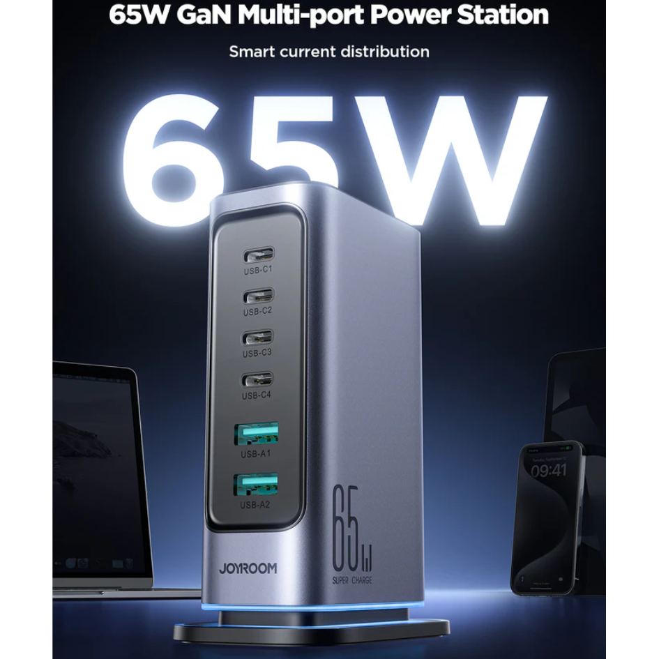 JOYROOM 65W GaN Multi-Port Power Station JR-TCM02