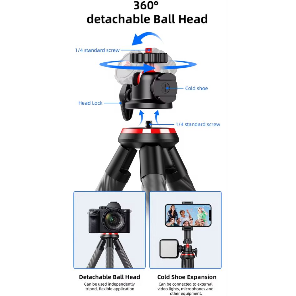 Flexible Portable Tripod C02