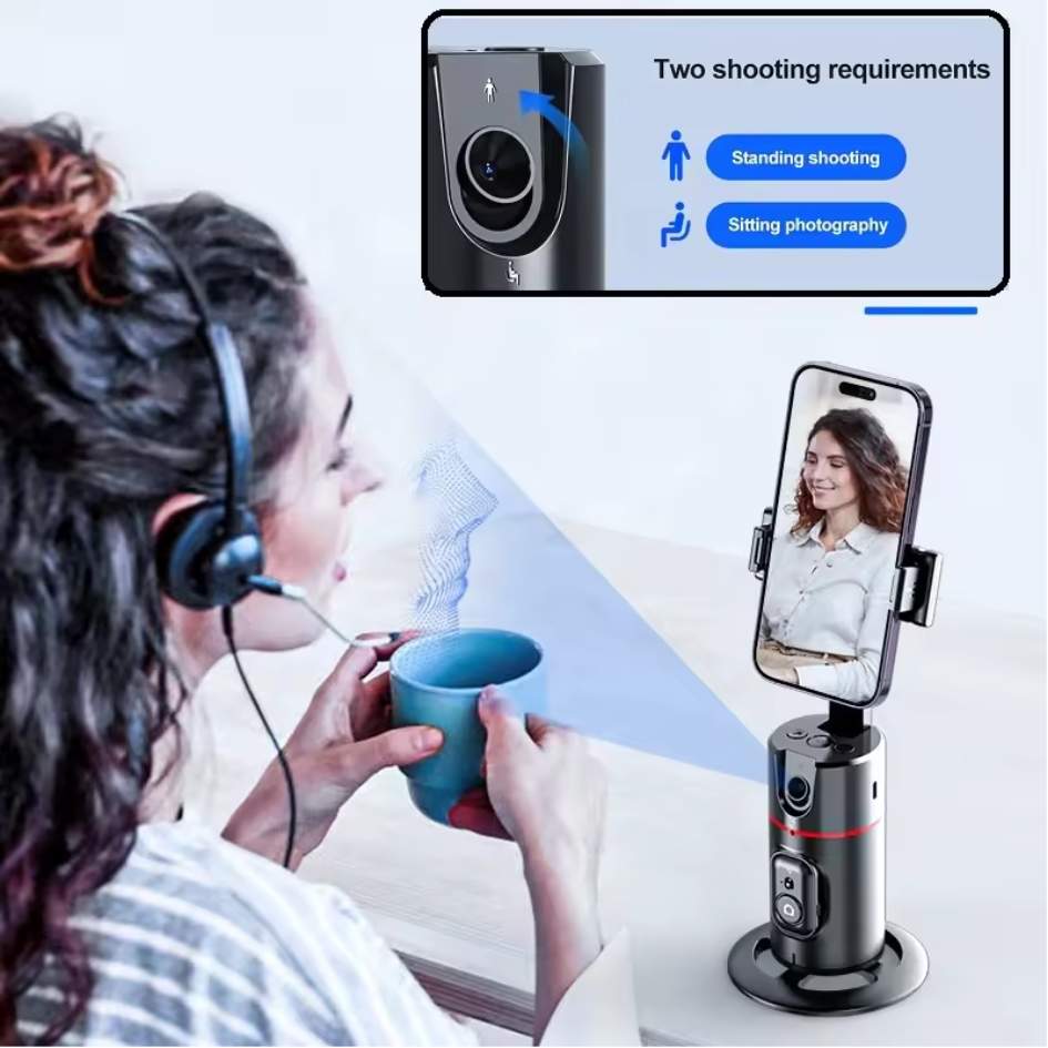 Desktop Gimbal Auto Face Tracking P02