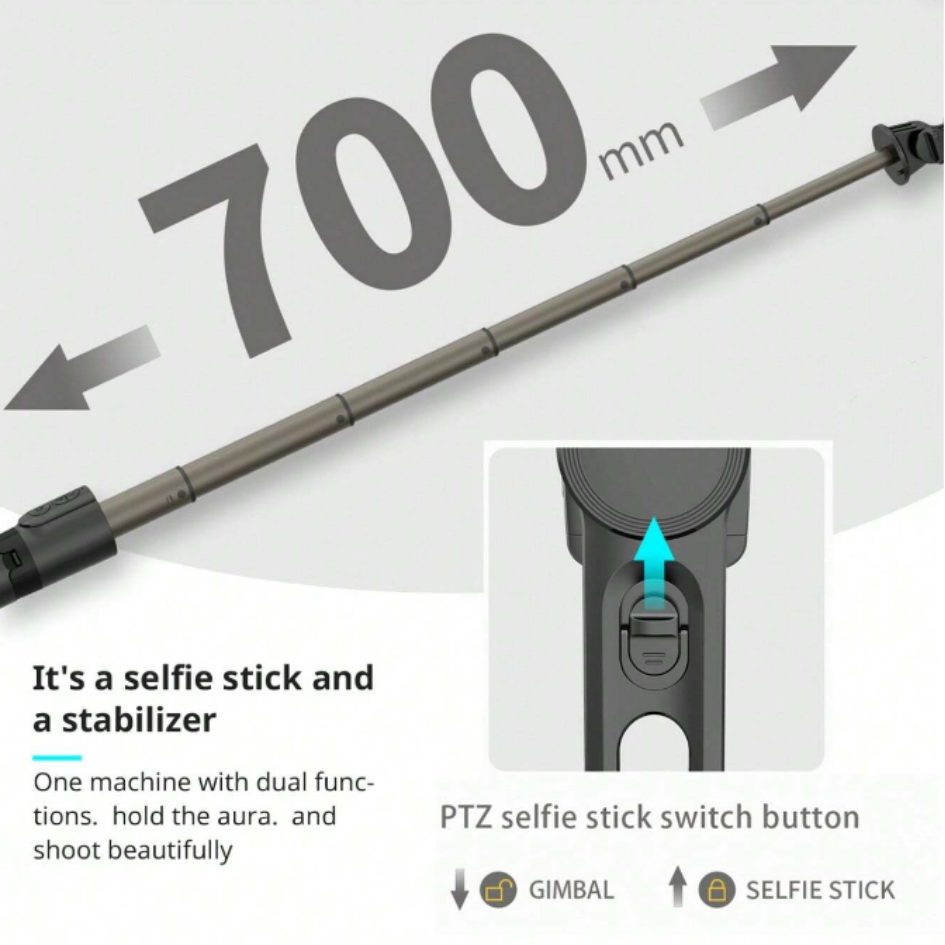 MINI Gimbal Stabilizer Wireless Selfie Stick Tripod L18