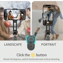 MINI Gimbal Stabilizer Wireless Selfie Stick Tripod L18
