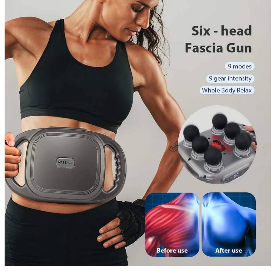 Six Headed Massage Gun YM-K60