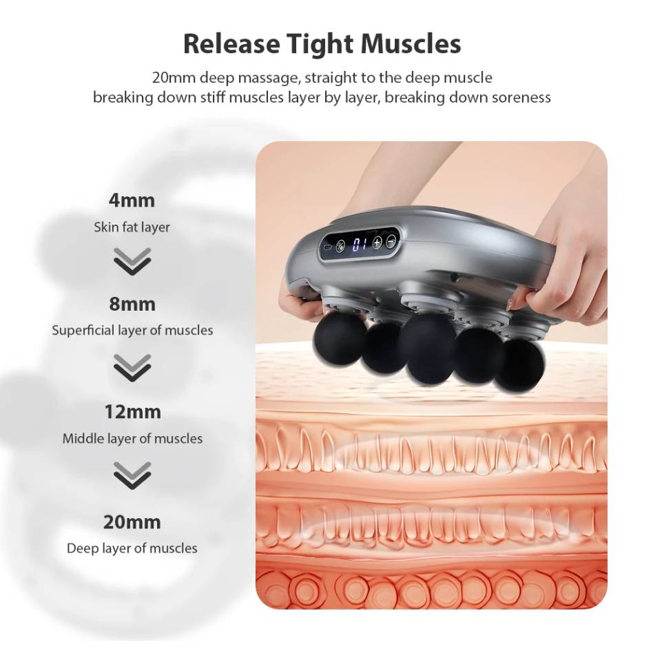 Six Headed Massage Gun YM-K60