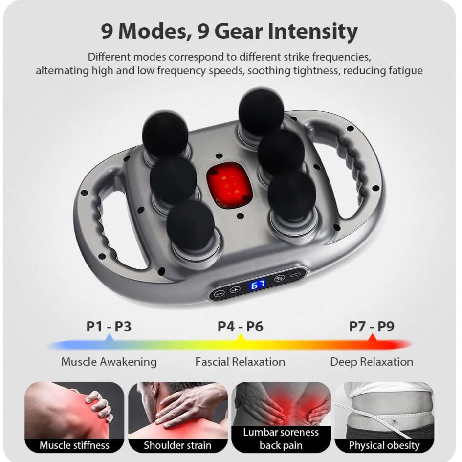 Six Headed Massage Gun YM-K60