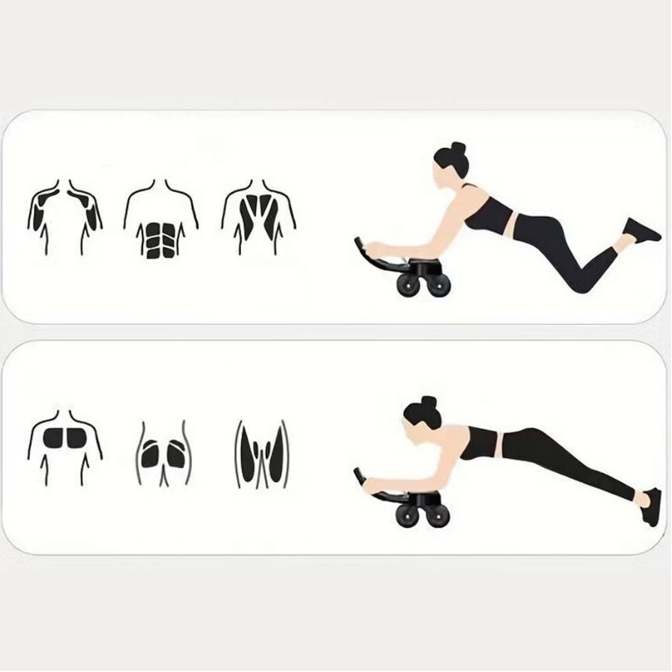 Automatic Rebound Healthy Abdomen Wheel ZR-818