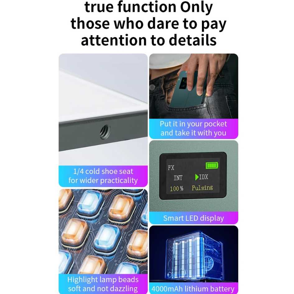 RGB Multifunction Photography Light D02
