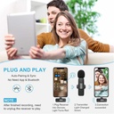 K9 Wireless Lavalier Microphone Type-C With Lightning convertor
