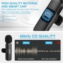 K9 Wireless Lavalier Microphone Type-C With Lightning convertor